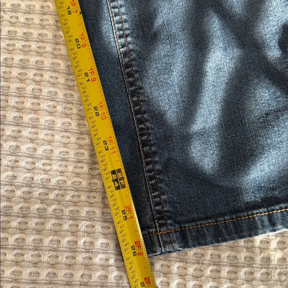 Eileen Fisher Dark Blue Straight Leg Jeans - Picture 6 of 7